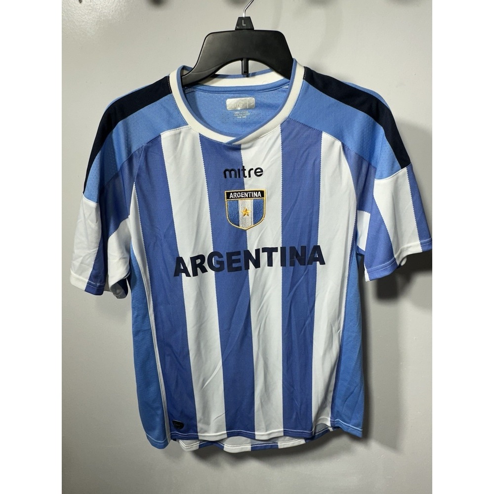 Argentina Mitre Football Shirt Soccer Jersey Cool Fit Size Small World Cup
